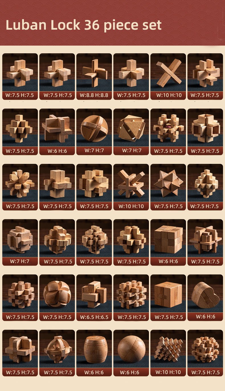 Luban Lock 36 piece set